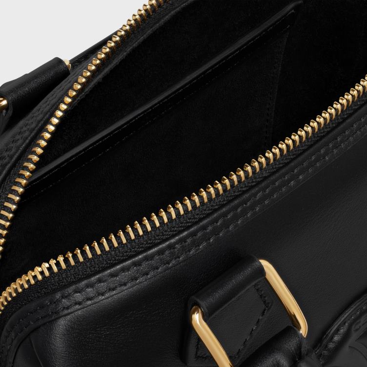 CELINE zwart kleine boston cuir triomphe van glad kalfsleer 4TLH8205