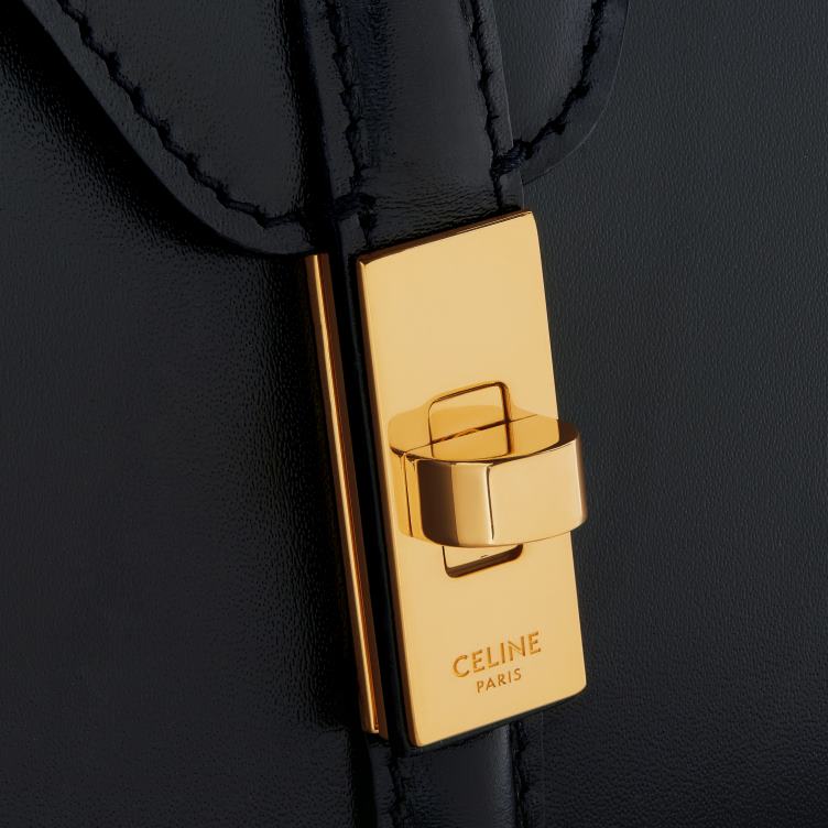 CELINE zwart mini 16 van gesatineerd kalfsleer 4TLH8131