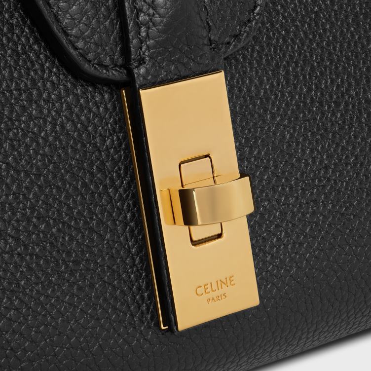 CELINE zwart teen soft 16 van soepel generfd kalfsleer 4TLH867