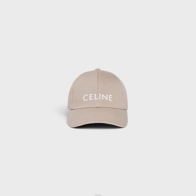 CELINE Brits beige baseballpet van katoen 4TLH81049