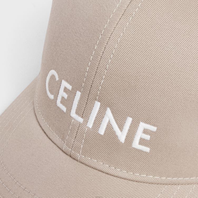 CELINE Brits beige baseballpet van katoen 4TLH81049
