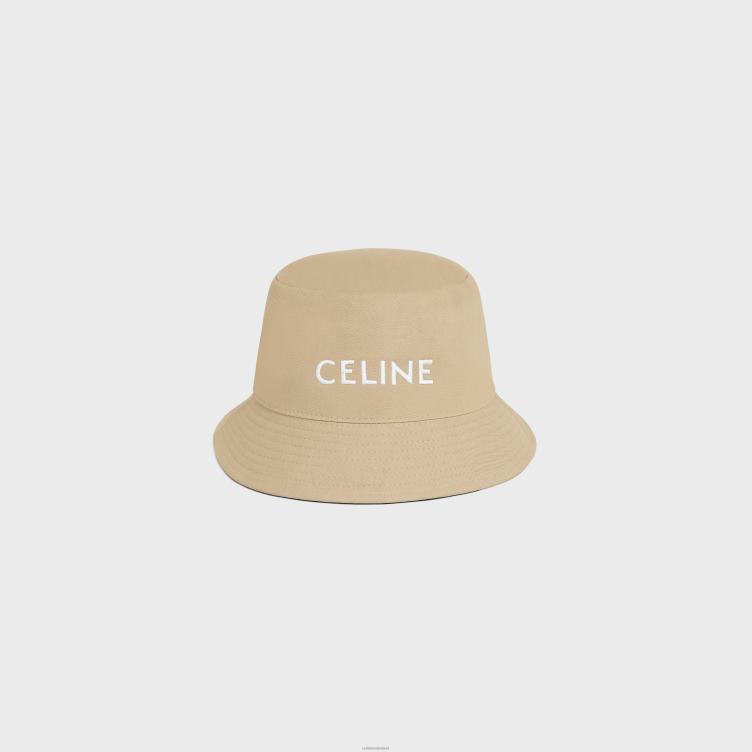 CELINE biscuit Vissershoedje van katoengabardine 4TLH81044