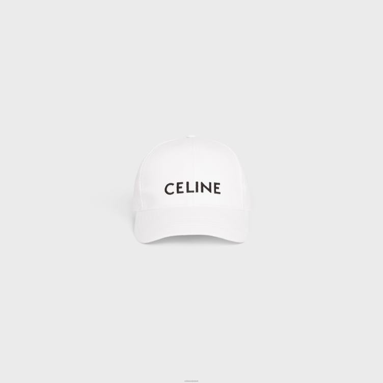 CELINE wit baseballpet van katoen 4TLH82240
