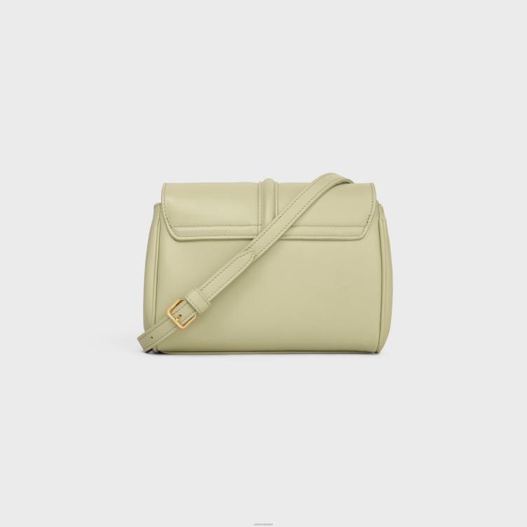 CELINE amandel groen mini soft 16 van glad kalfsleer 4TLH8395