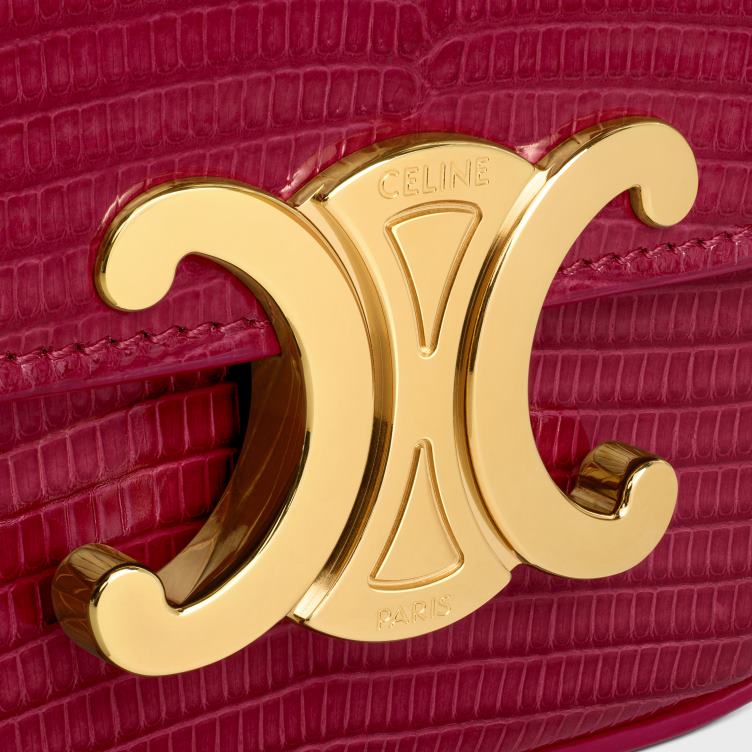 CELINE karmijn miniketting claude in hagedis 4TLH8363