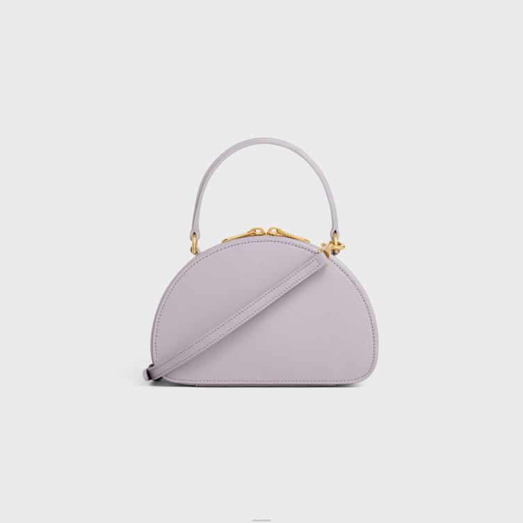 CELINE licht lila halvemaanvormige kast van glad kalfsleer 4TLH8379