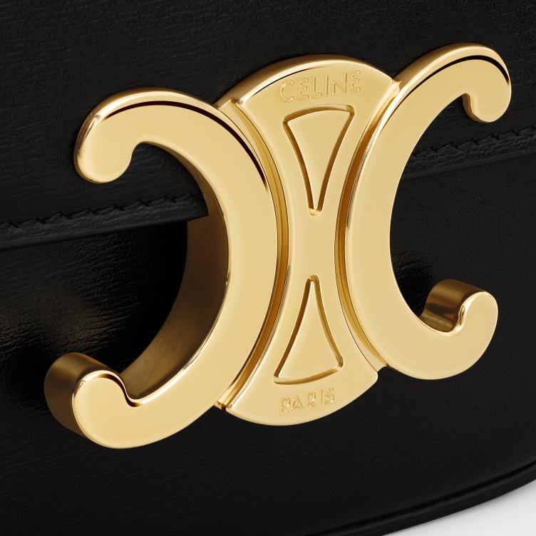 CELINE zwart miniketting claude van glanzend kalfsleer 4TLH8332