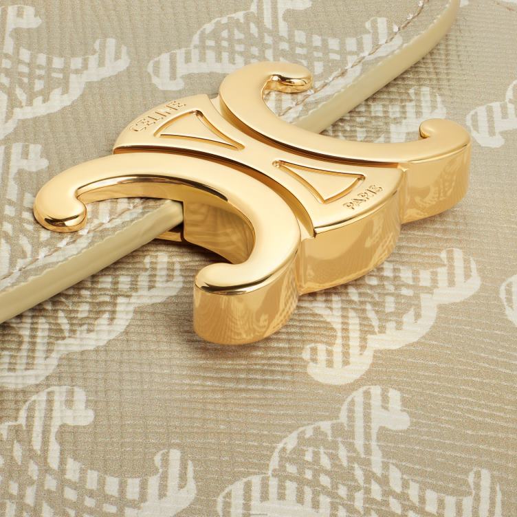 CELINE greg kleine portemonnee triomphe in triomphe canvas 4TLH8454