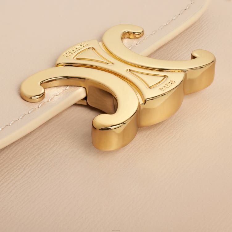 CELINE naakt kleine portemonnee triomphe van glanzend kalfsleer 4TLH8414