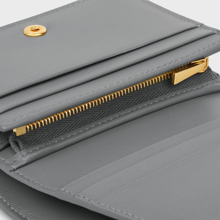 CELINE zink triomphe compacte portemonnee van glanzend kalfsleer 4TLH8405