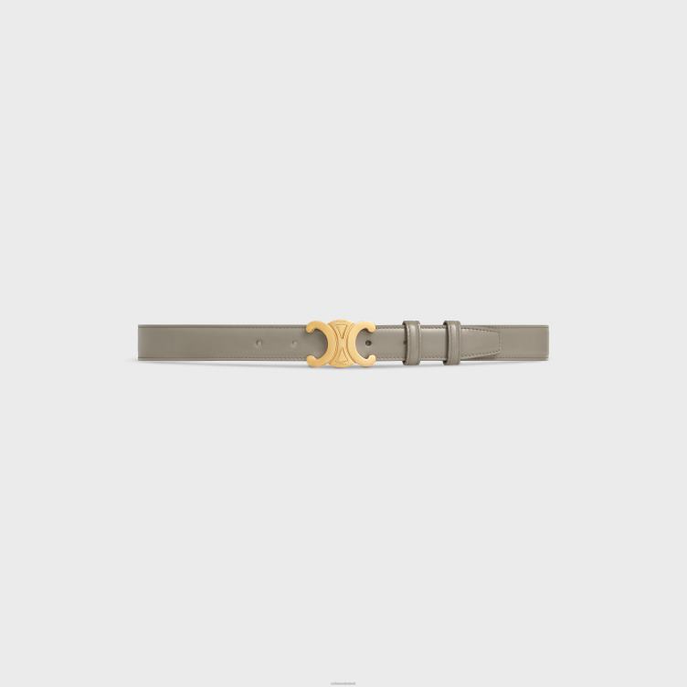 CELINE kiezelsteen medium triomphe riem van taurillonleer 4TLH81066