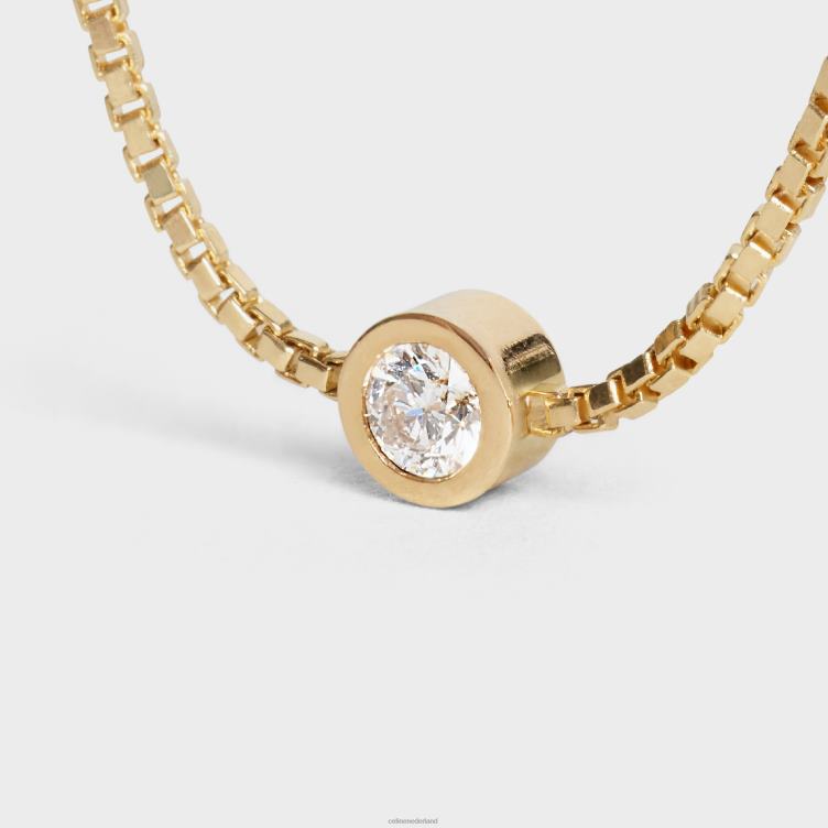 CELINE geel goud en wit sentimentele briljante armband in diamant 4TLH81401