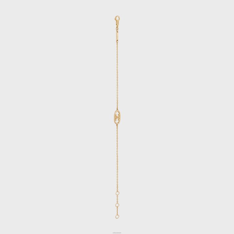 CELINE geel goud maillon triomphe armband in 4TLH81384