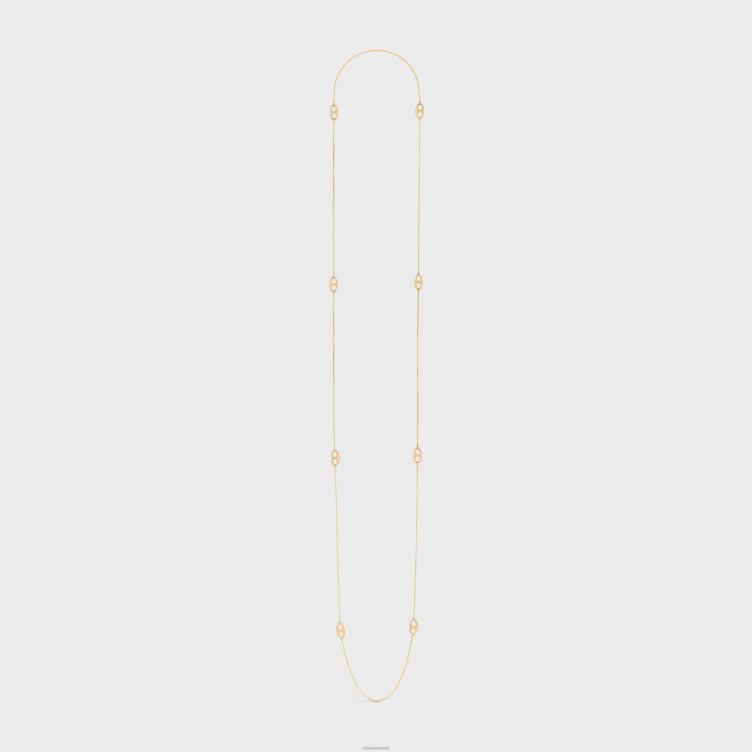 CELINE geel goud maillon triomphe sautoir in 4TLH81388