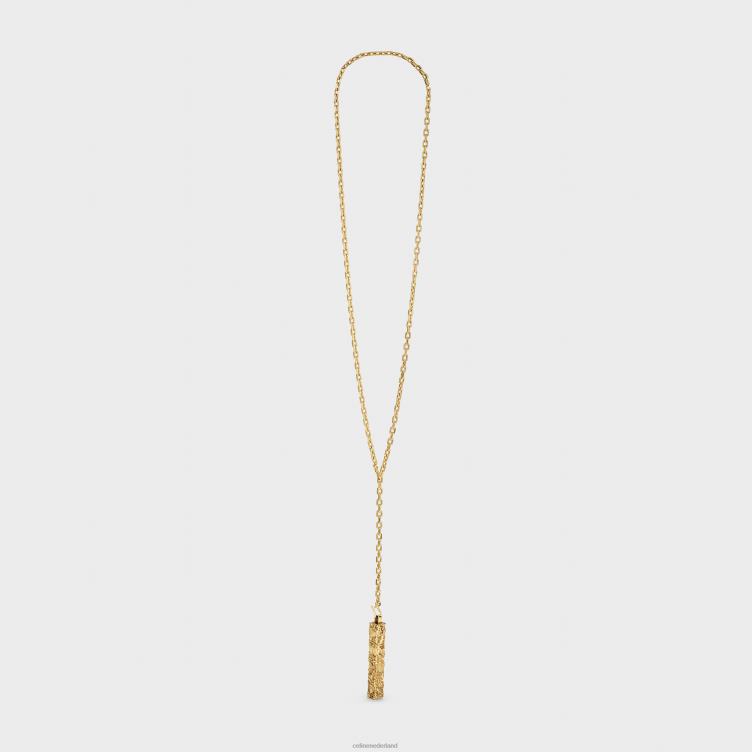 CELINE goud cesar project compressieketting in vermeil 4TLH81361