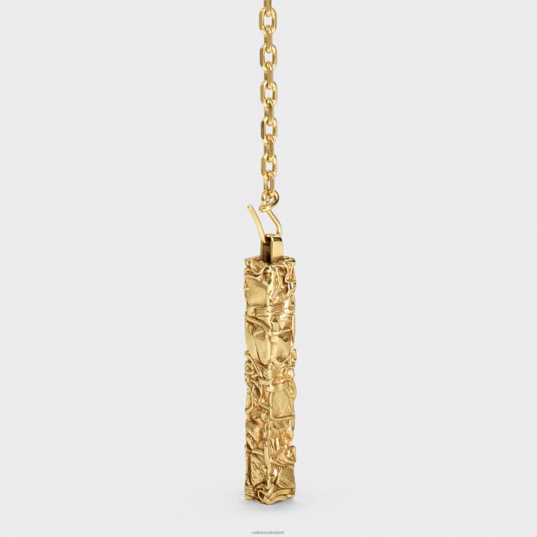CELINE goud cesar project compressieketting in vermeil 4TLH81361
