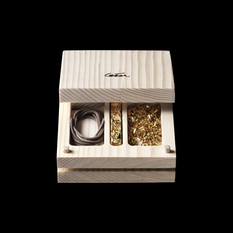 CELINE goud cesar project compressieketting in vermeil 4TLH81361