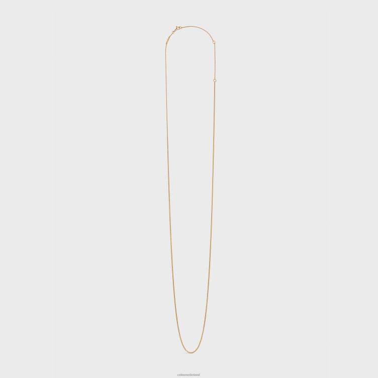CELINE goud scheidbare ketting in messing met afwerking 4TLH81358