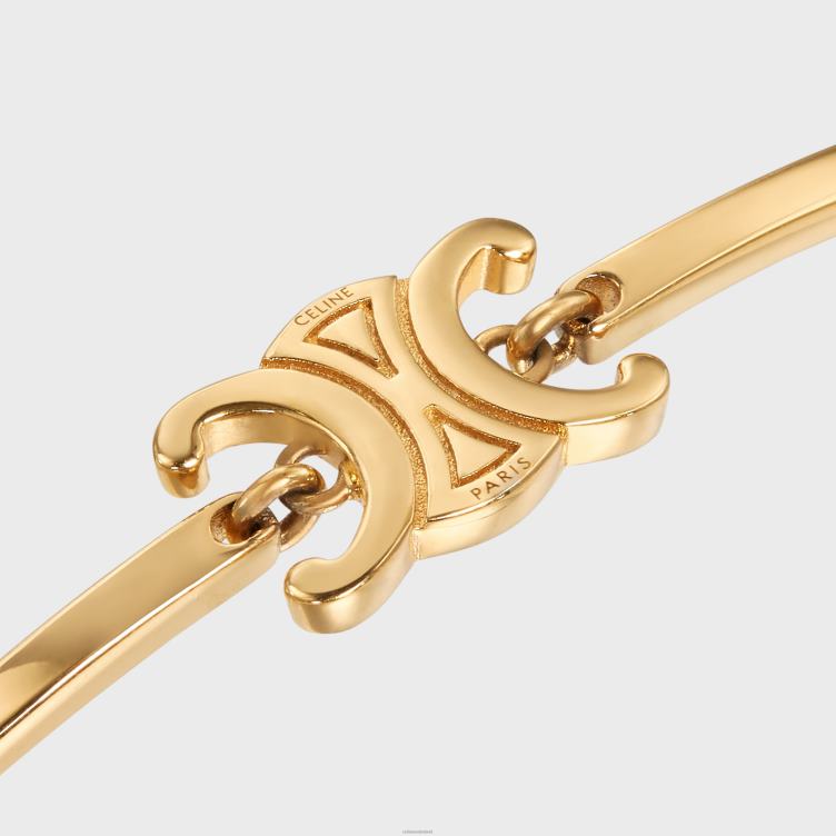 CELINE goud triomphe gearticuleerde armband in messing met afwerking 4TLH81313