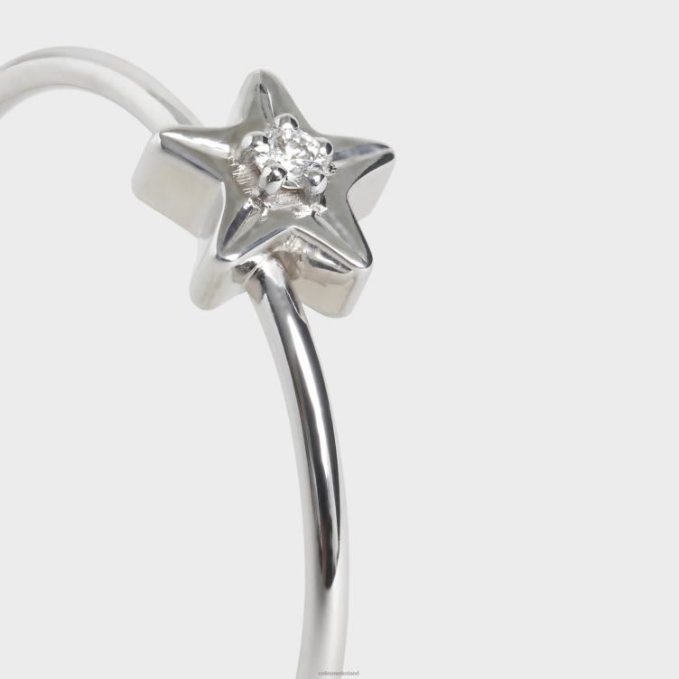 CELINE wit goud en wit etoile ring in diamant 4TLH81420