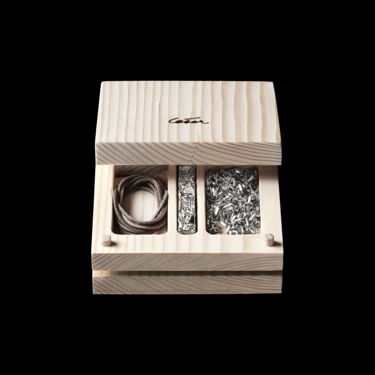 CELINE zilver Cesar project compressieketting in sterling 4TLH81360