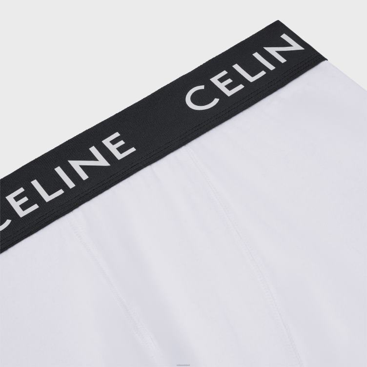 CELINE wit Zwart boxershorts van katoenen jersey 4TLH82272