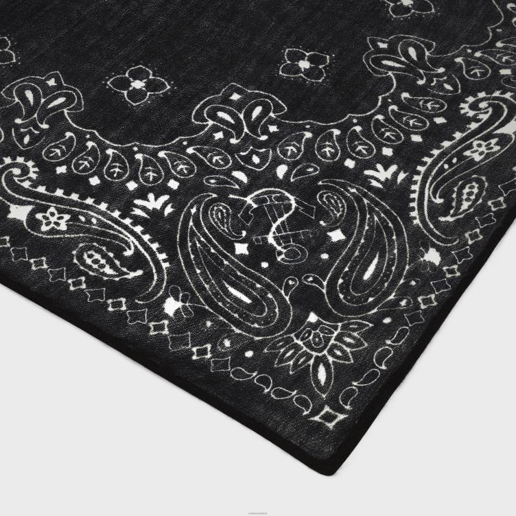 CELINE zwart stola van kasjmiermousseline 4TLH81198