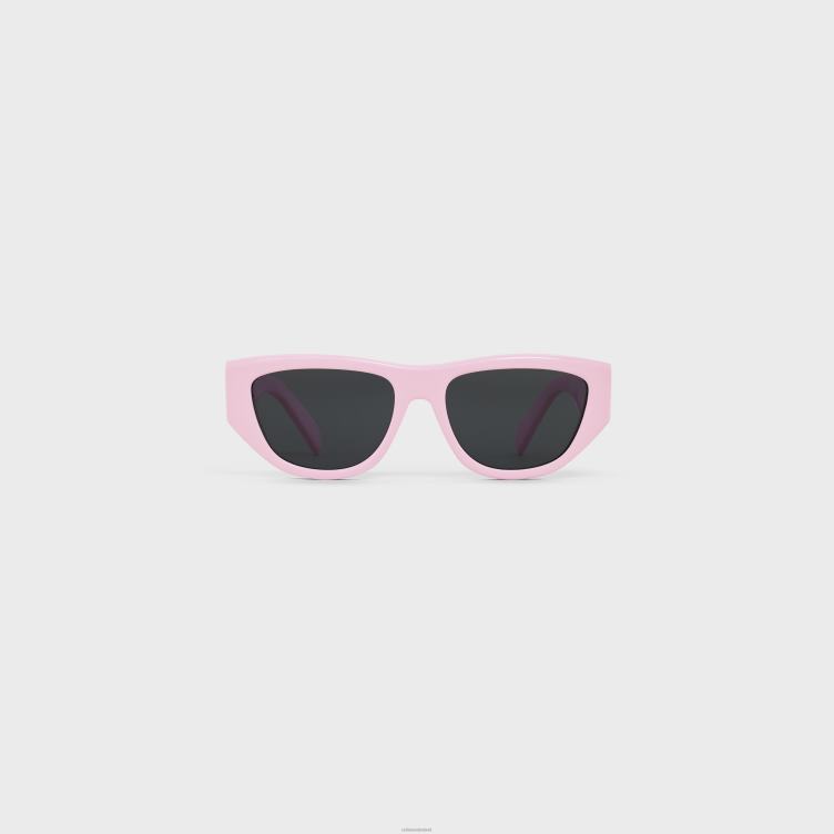 CELINE lichtroze monochroms 06 zonnebril van acetaat 4TLH81041