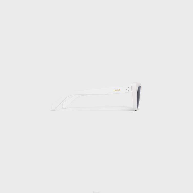 CELINE wit Cat eye s187 zonnebril van acetaat 4TLH81131