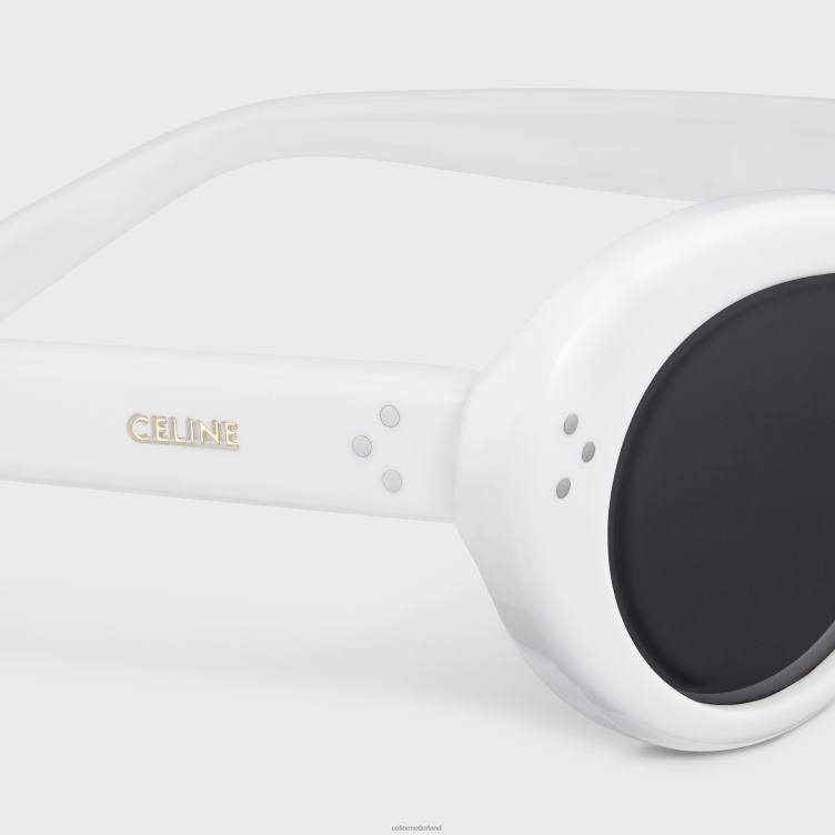 CELINE wit Cat eye s193 zonnebril van acetaat 4TLH81134