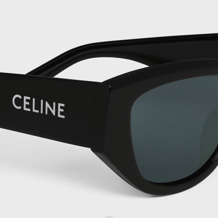 CELINE zwart monochroms 06 zonnebril van acetaat 4TLH81039