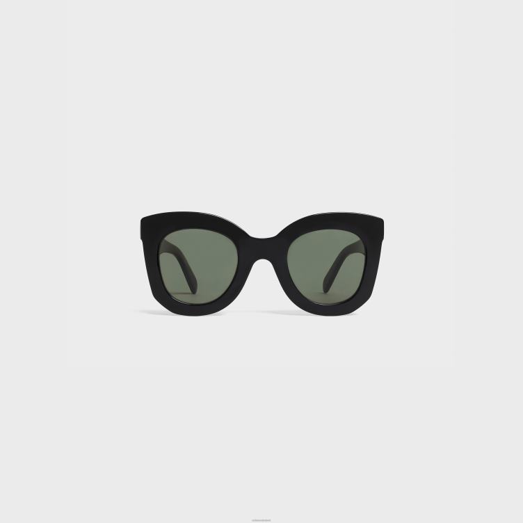 CELINE zwart vlinder s005 zonnebril van acetaat 4TLH81155