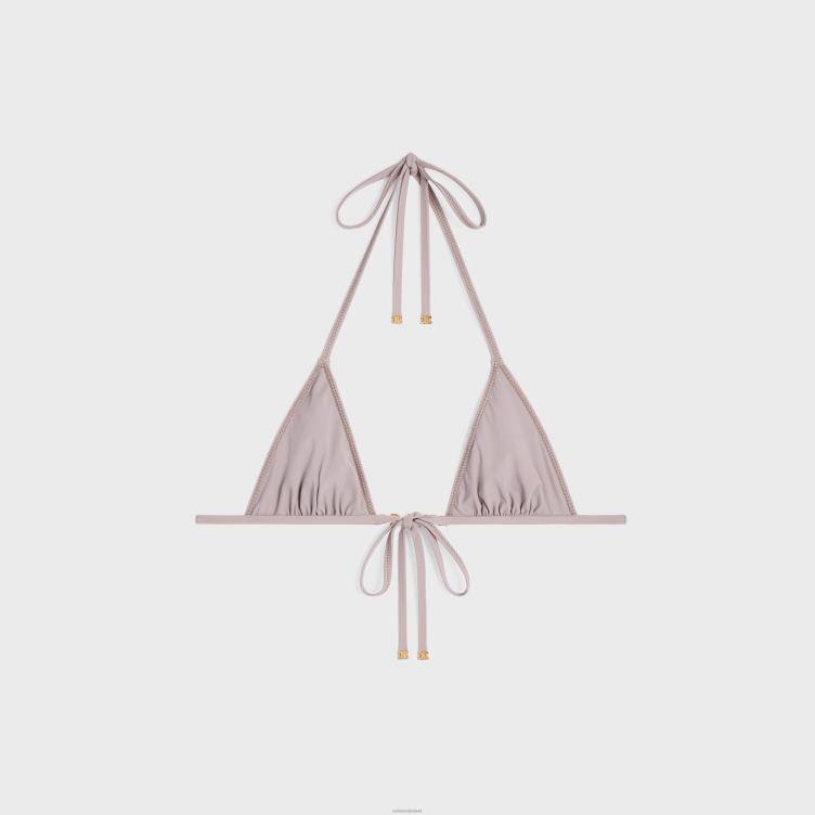 CELINE Argile Triangeltopje van matte jersey 4TLH8909