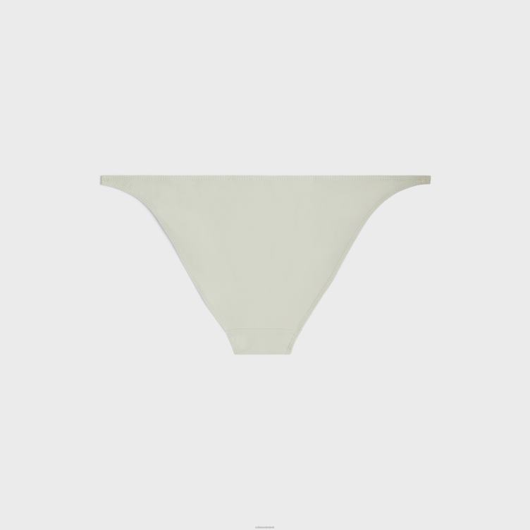 CELINE groene amande triomphe zwembroekje van matte jersey 4TLH8908