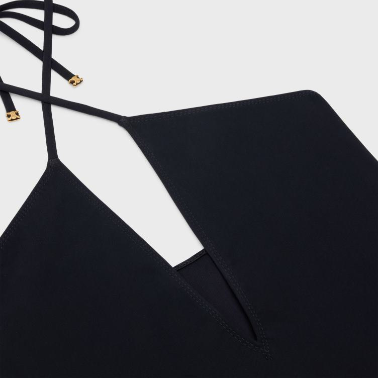 CELINE zwart badpak van matte jersey 4TLH8896