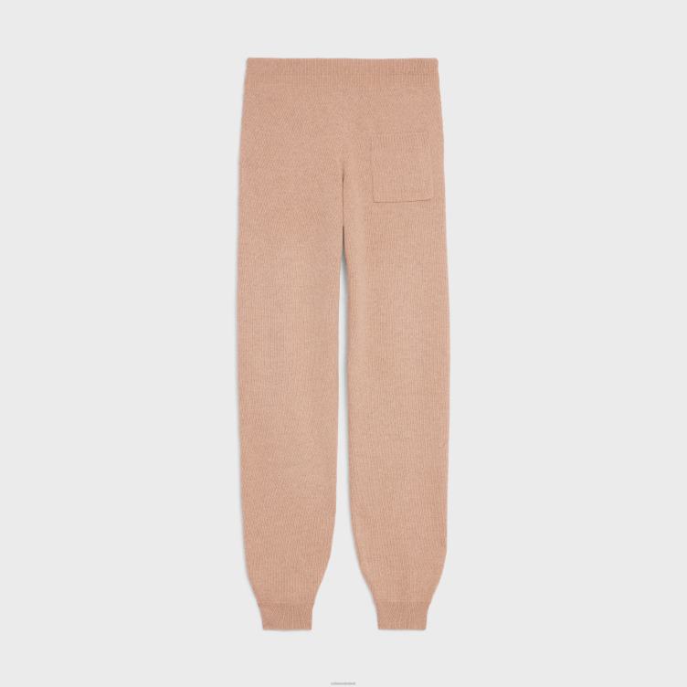 CELINE kameel trainingsbroek van kasjmierwol 4TLH8882