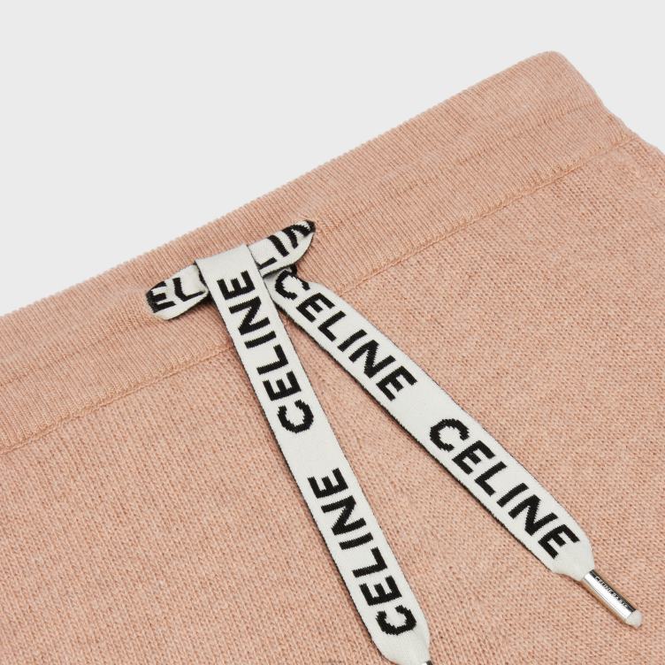 CELINE kameel trainingsbroek van kasjmierwol 4TLH8882
