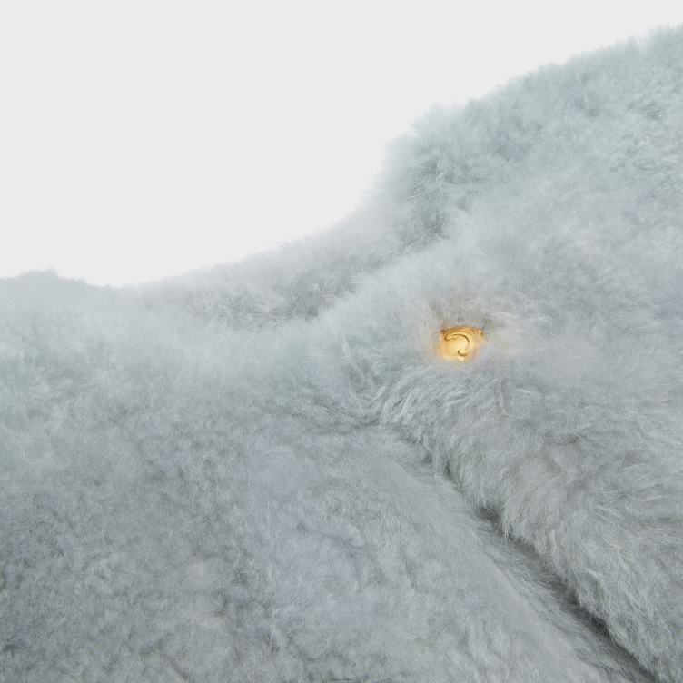 CELINE lichtgrijs vest van geitenkasjmier 4TLH8621