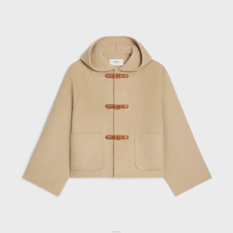 CELINE blond vest van geborstelde kamelenwol 4TLH8695