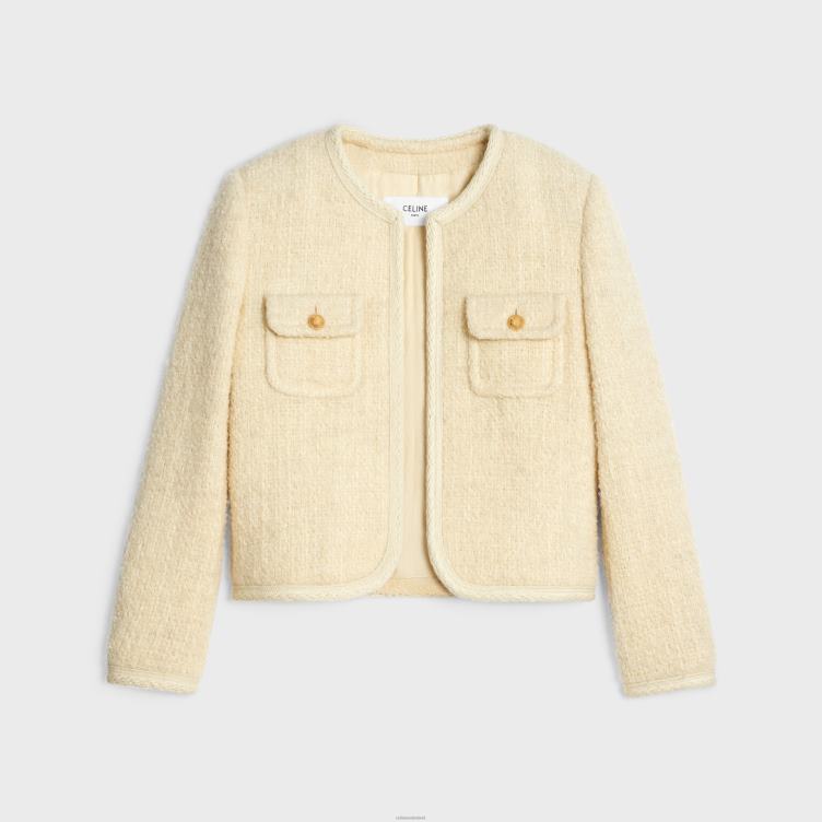 CELINE vanille Chelsea jack van licht tweed 4TLH8691