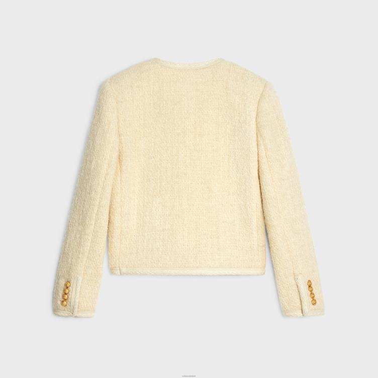 CELINE vanille Chelsea jack van licht tweed 4TLH8691
