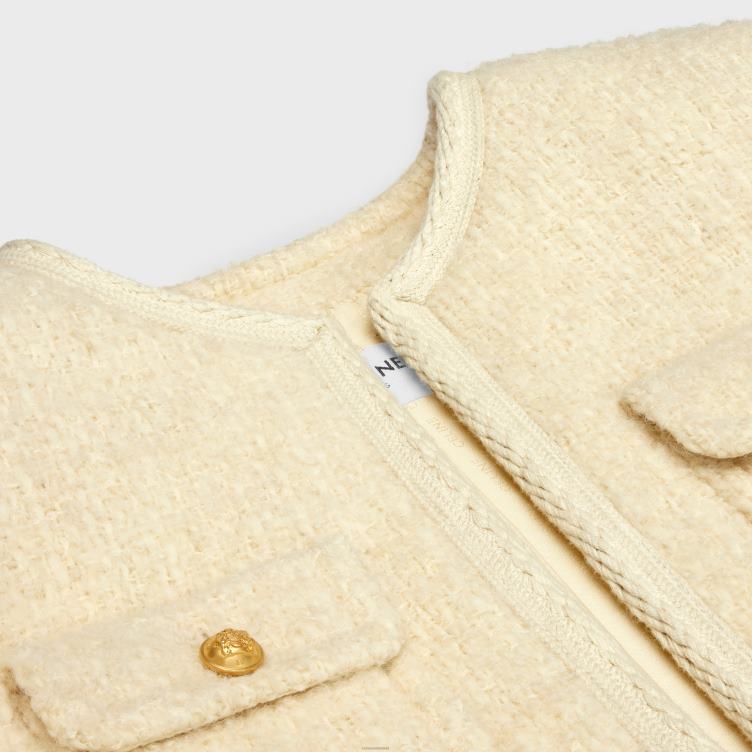 CELINE vanille Chelsea jack van licht tweed 4TLH8691