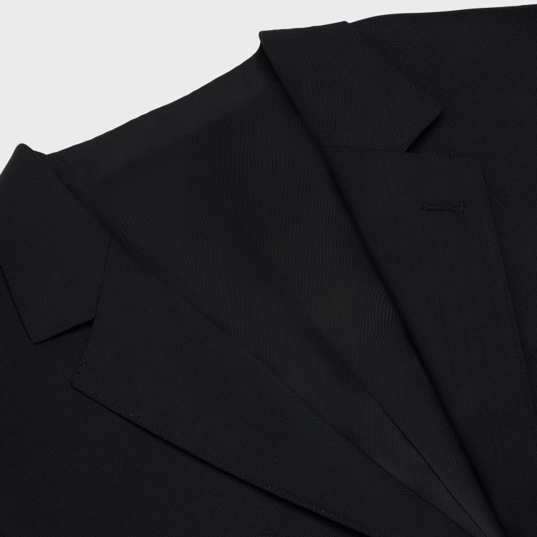 CELINE zwart jude jasje van wollen stof 4TLH8712