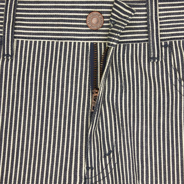 CELINE gespoeld Jane uitlopende jeans met hickorystrepen 4TLH8854