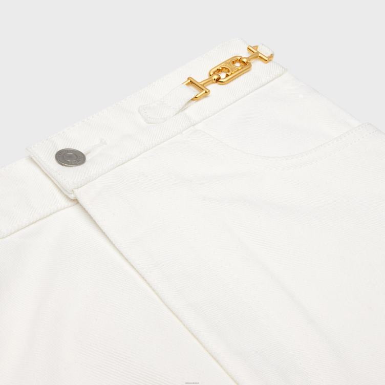 CELINE optische white wash Jane uitlopende jeans van denim 4TLH8856