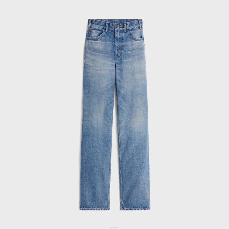 CELINE pismo wassen Kittyjeans van denim 4TLH8857
