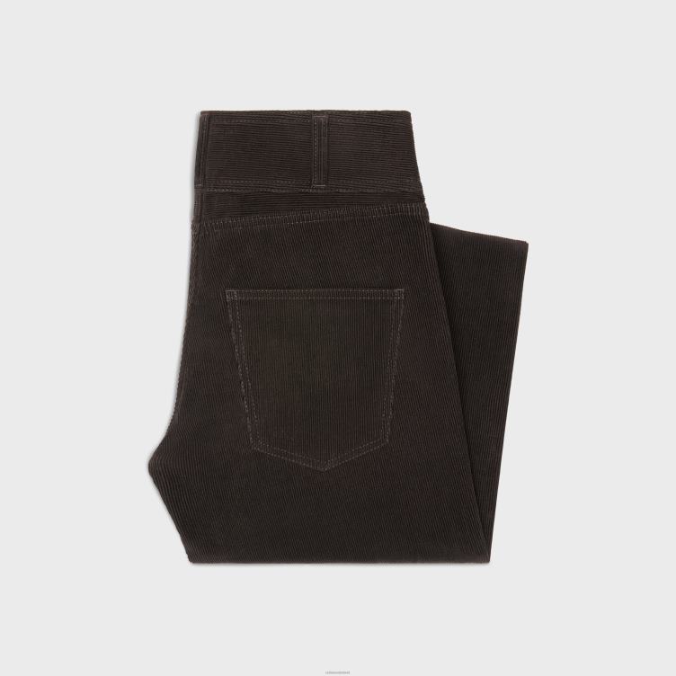 CELINE ruwe was Jane flare jeans van corduroy 4TLH8850