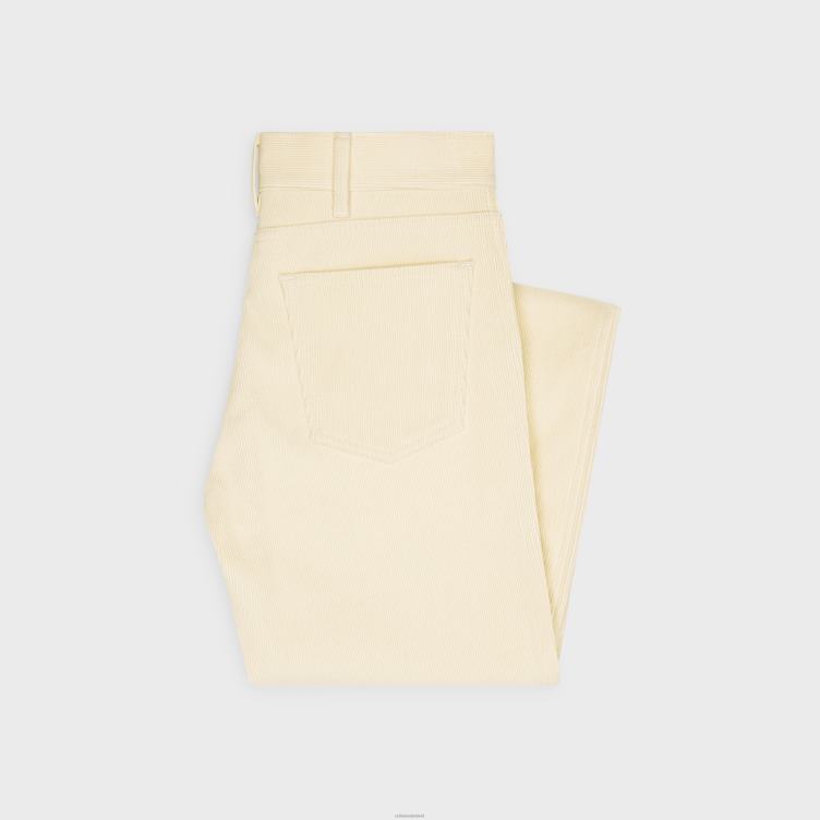 CELINE ruwe was Jane uitlopende jeans van corduroy 4TLH8855