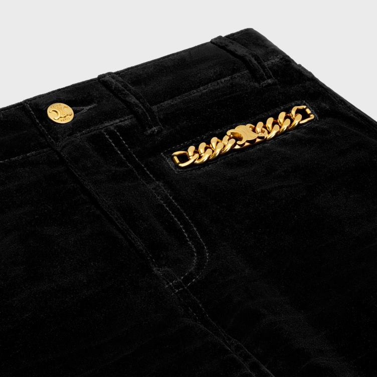 CELINE ruwe was Jane uitlopende jeans van fluweel 4TLH8851