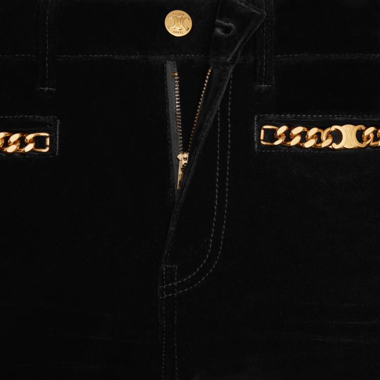 CELINE ruwe was Jane uitlopende jeans van fluweel 4TLH8851